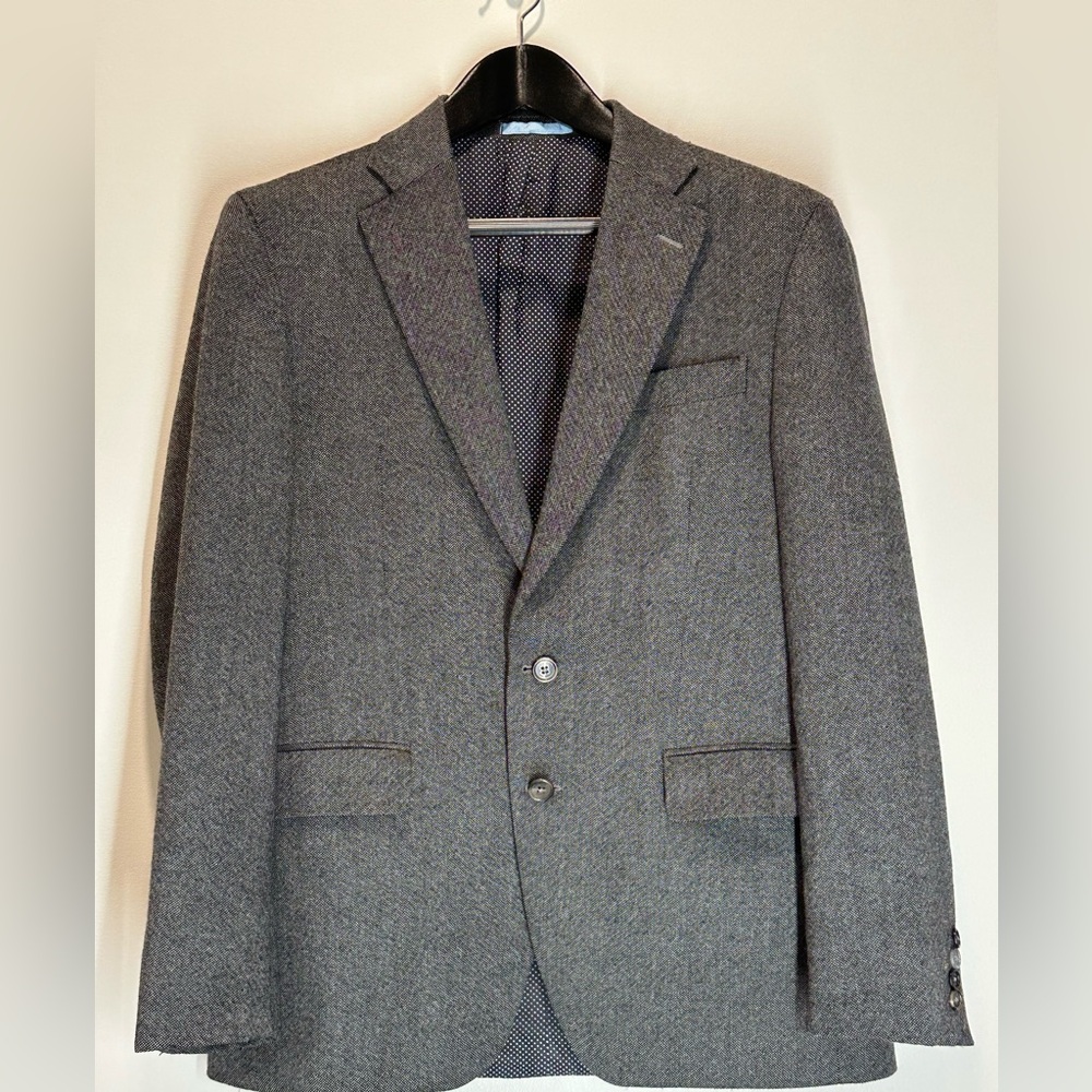 Sand Copenhagen Men's Angelico Gray Sport Coat Blazer Super 100's Wool